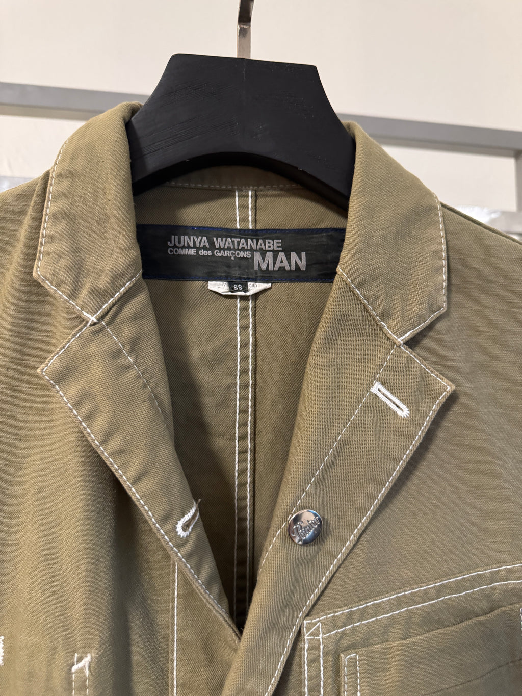 SS06 Junya Watanabe Man x Pointer Reversible Constrast Stitch Jacket