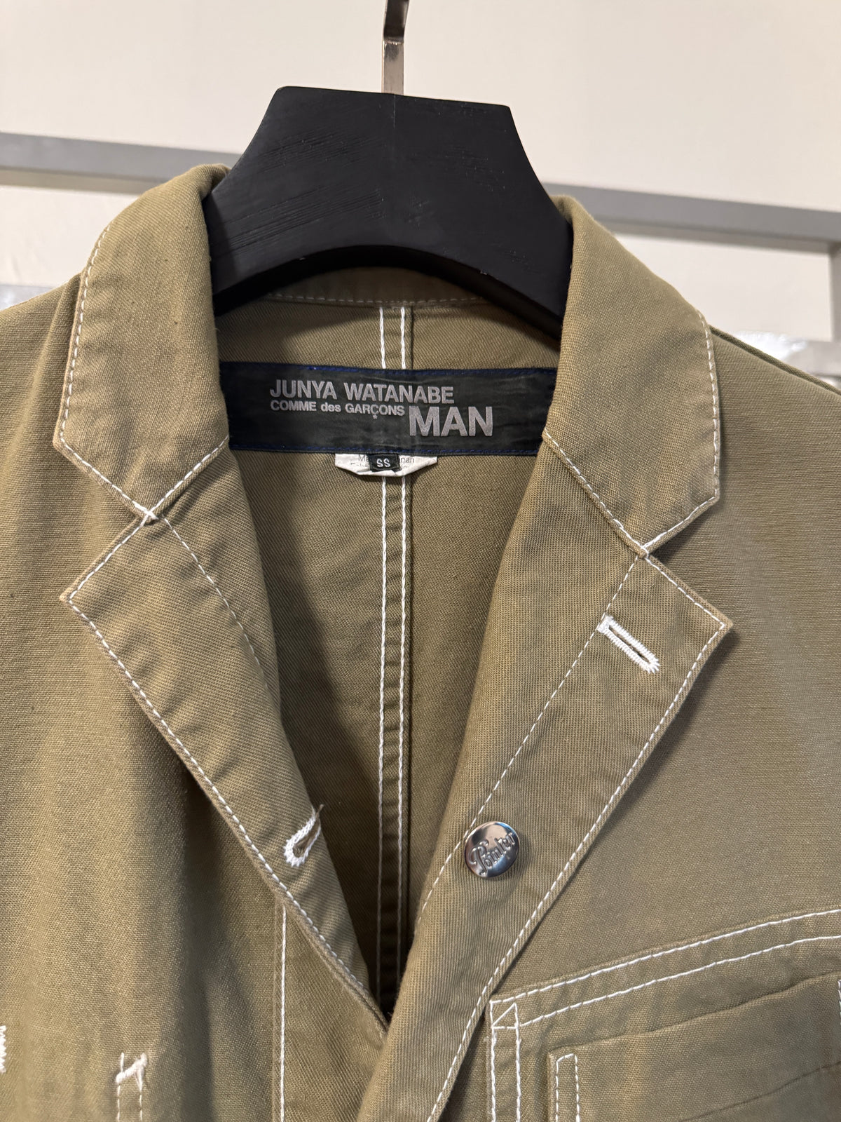 SS06 Junya Watanabe Man x Pointer Reversible Constrast Stitch Jacket
