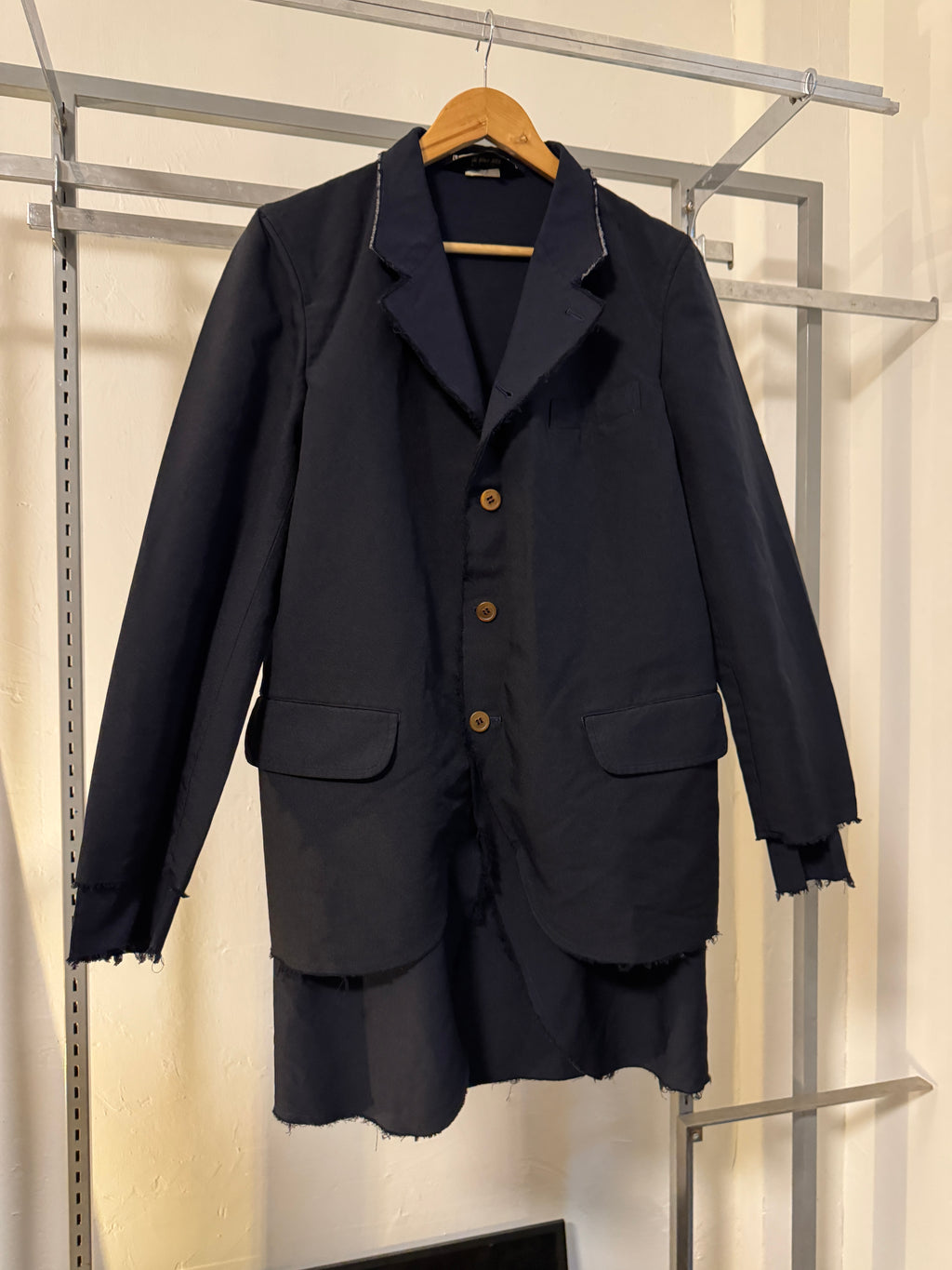 SS17 Comme Des Garcons Homme Plus "The King Is Naked" Double Layered Jacket