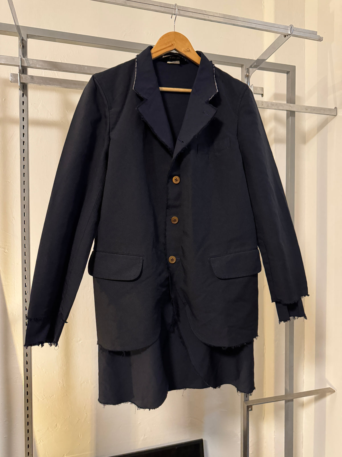 SS17 Comme Des Garcons Homme Plus "The King Is Naked" Double Layered Jacket
