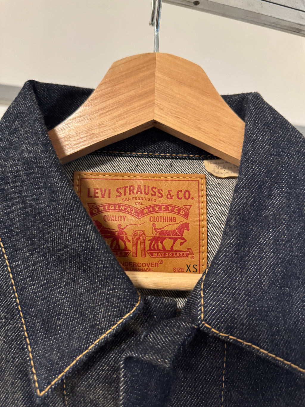 SS17 Undercover x Levi’s 50th Anniversary Knitted Wool Denim Type 3 Jacket