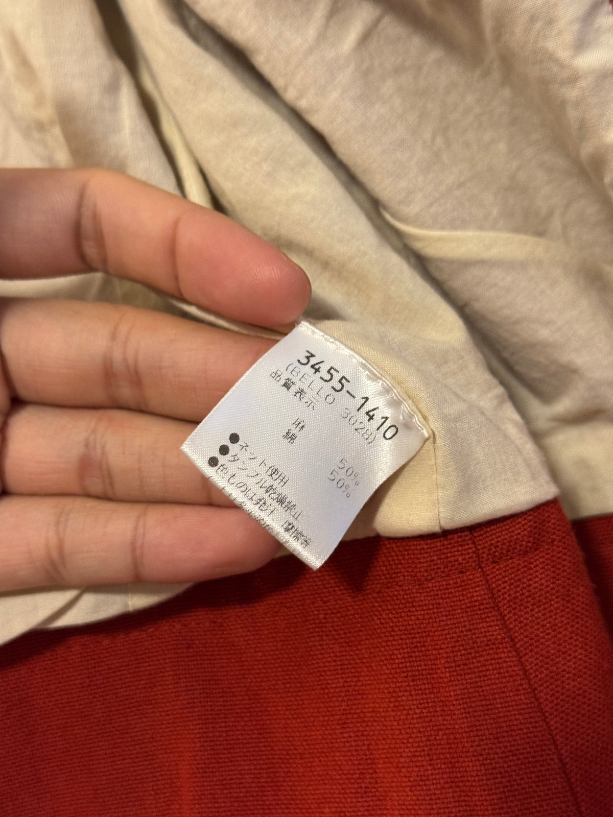 90s Dries Van Noten Red Linen Cotton Set