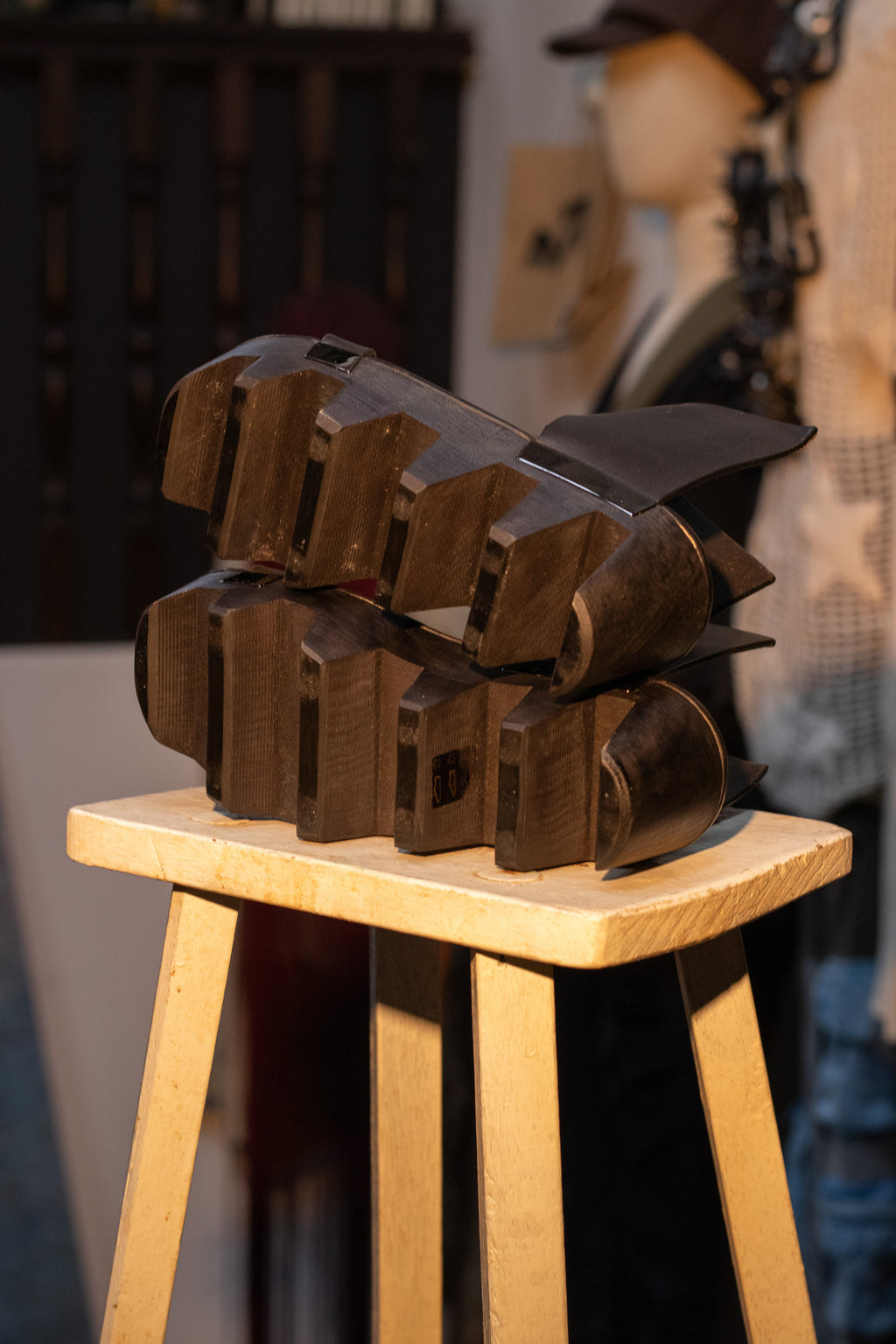 SS15 Rick Owens “Faun” Geta Clog Platform Sandals
