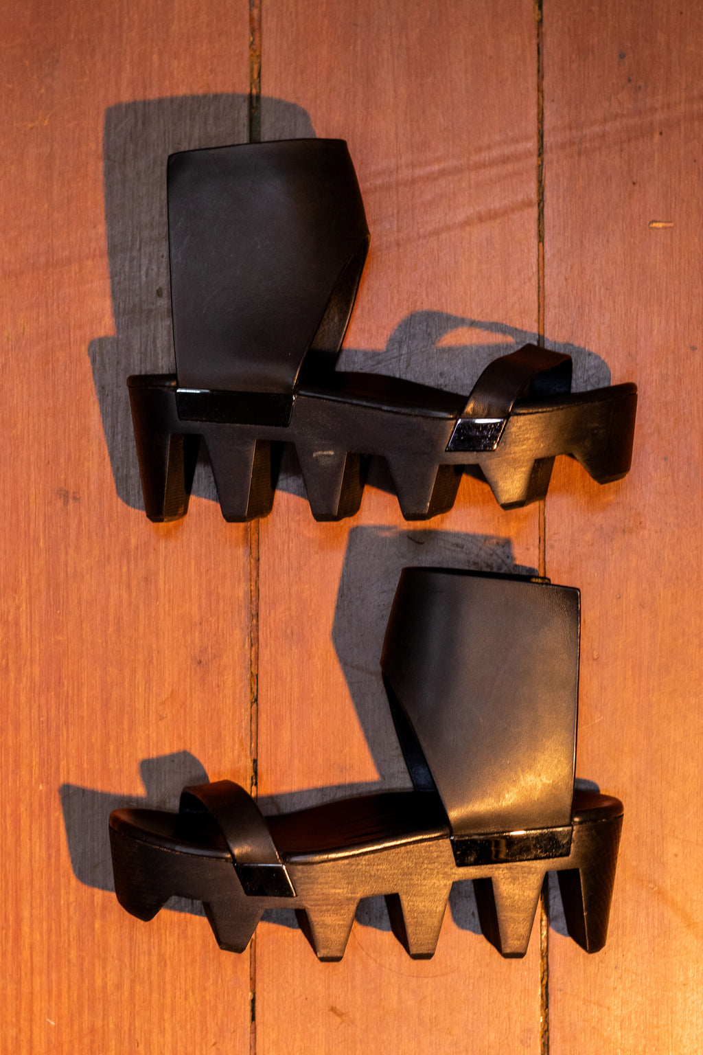 SS15 Rick Owens “Faun” Geta Clog Platform Sandals