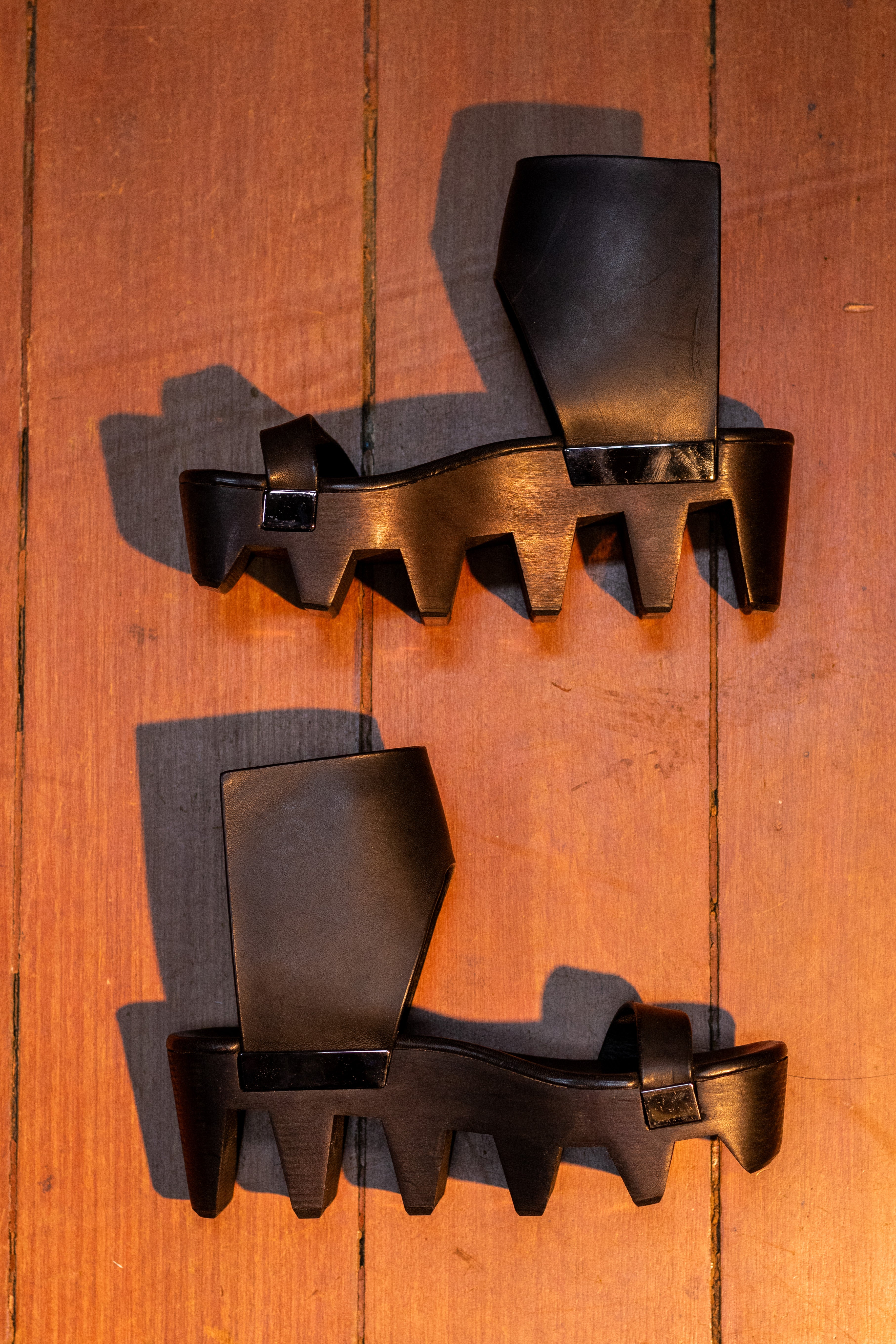 SS15 Rick Owens “Faun” Geta Clog Platform Sandals