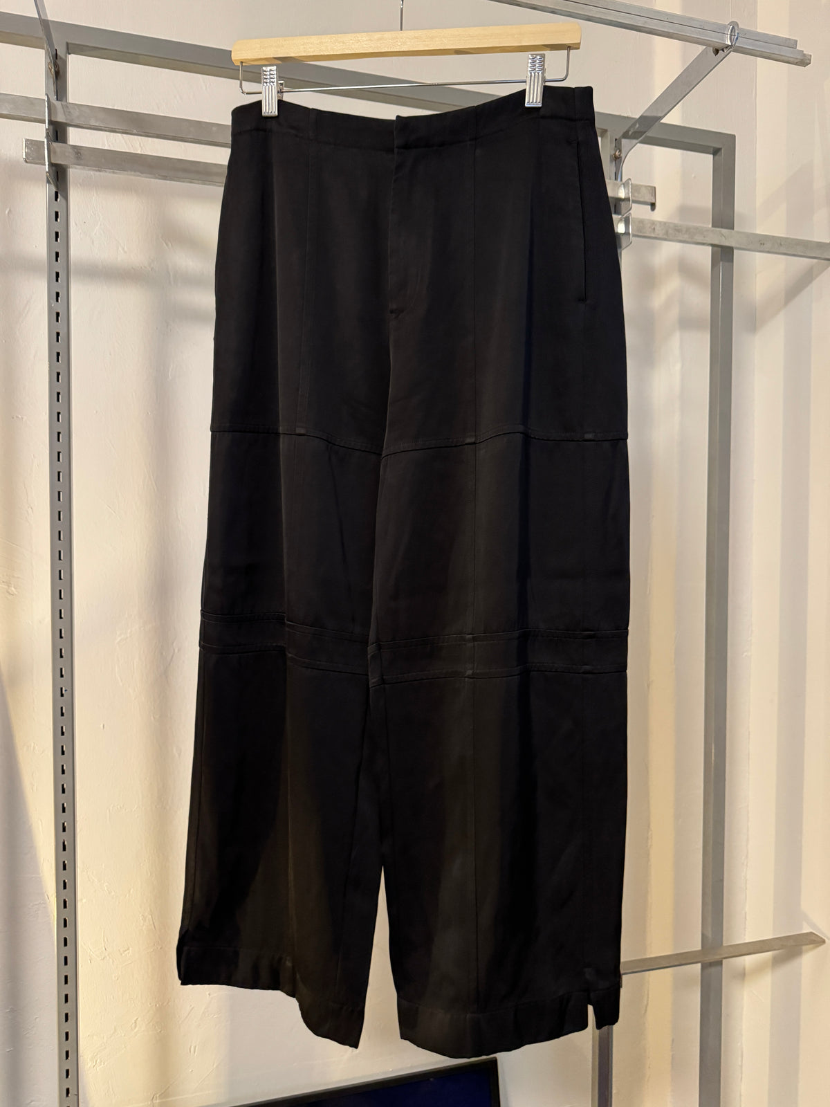 SS23 Jil Sander Silk Rayon 'Fit 2' Layered Pants