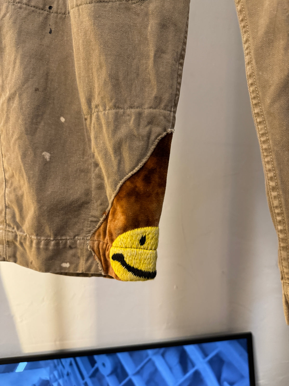 Kapital Kountry Brown Karagi High Waist Nim Pants (Lumberjack Damage)