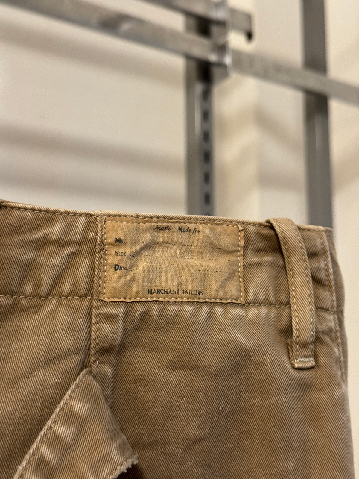 Kapital Kountry Brown Karagi High Waist Nim Pants (Lumberjack Damage)