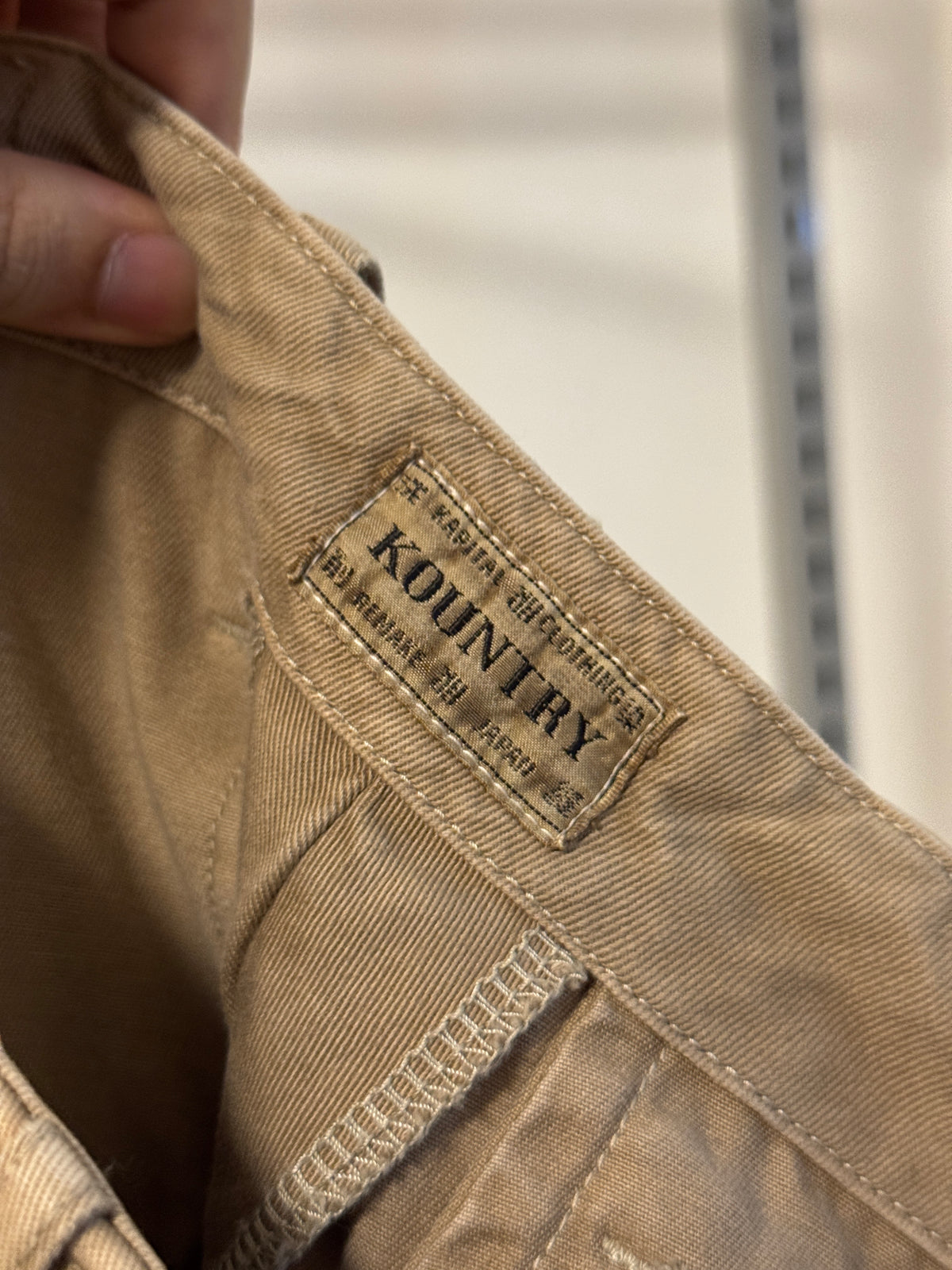 Kapital Kountry Brown Karagi High Waist Nim Pants (Lumberjack Damage)