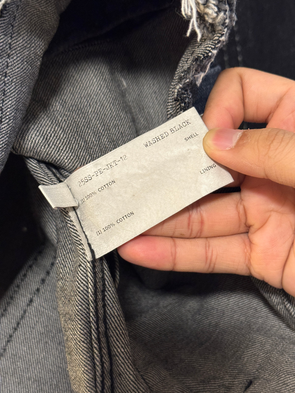 SS25 Professor.E Repaired Denim Jacket