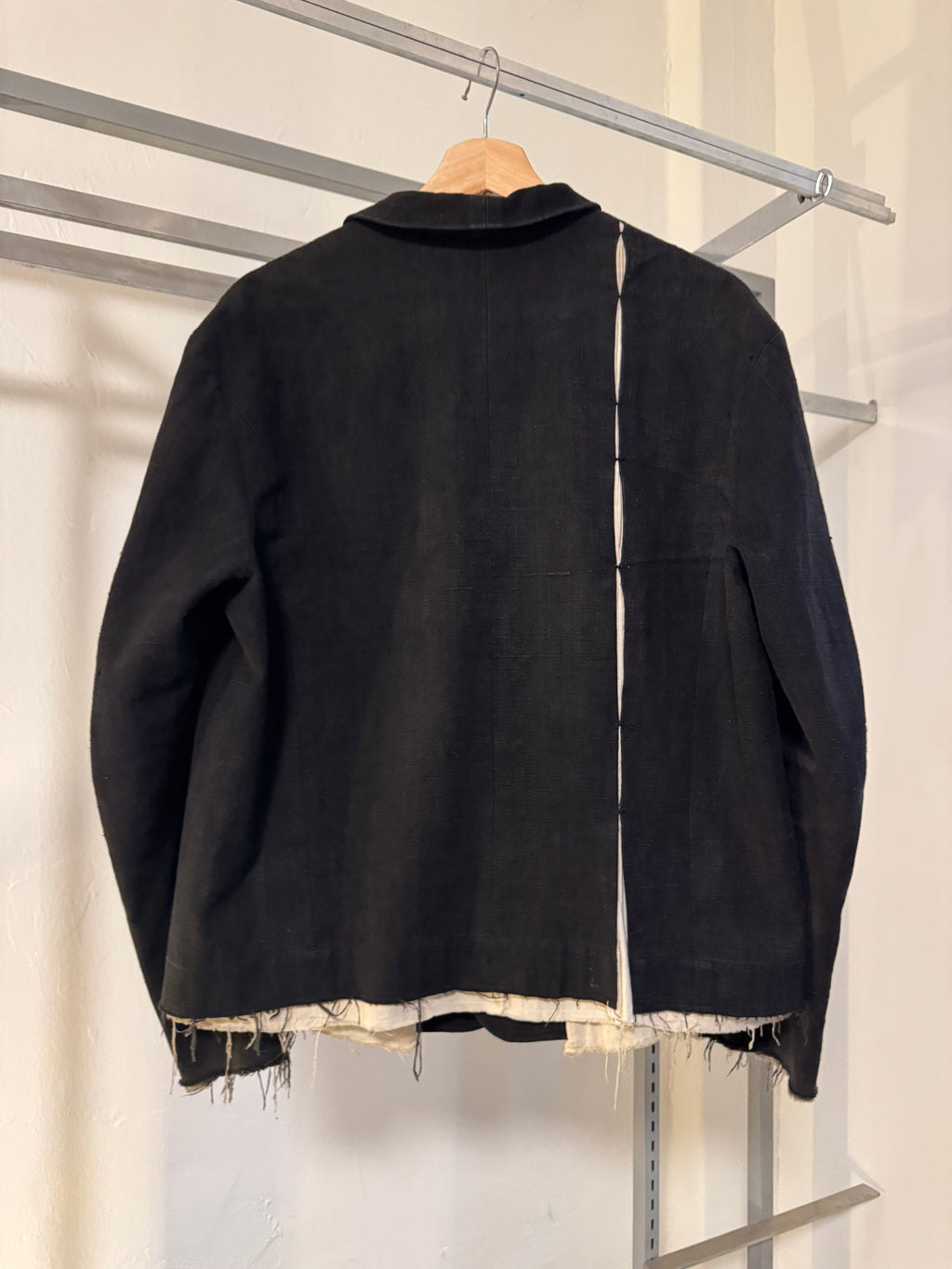 AW22 Forgotten Materials by Professor.E Raw Hem Jacket