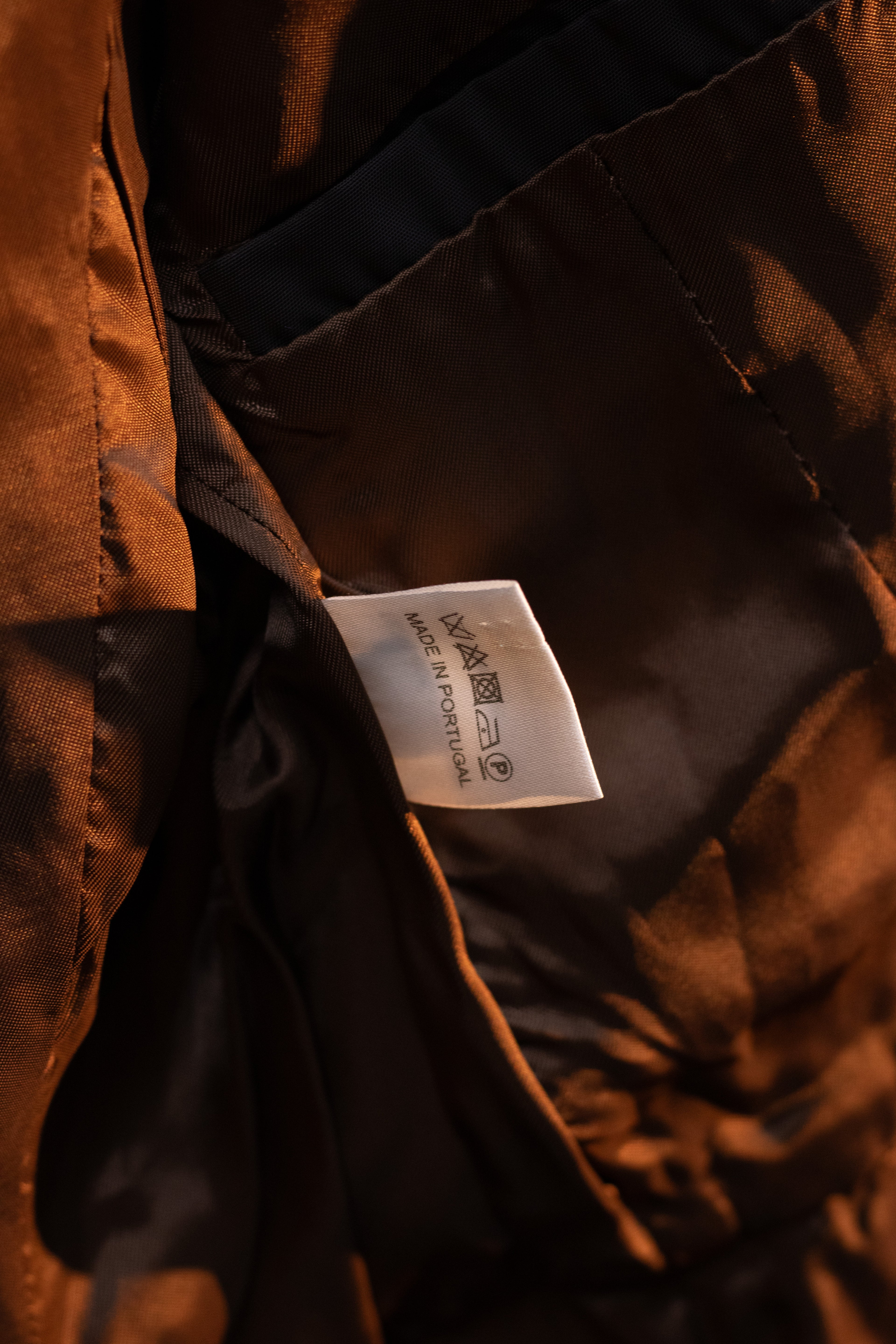 AW12 Raf Simons “Run Fall Run” Quilted Morning Coat