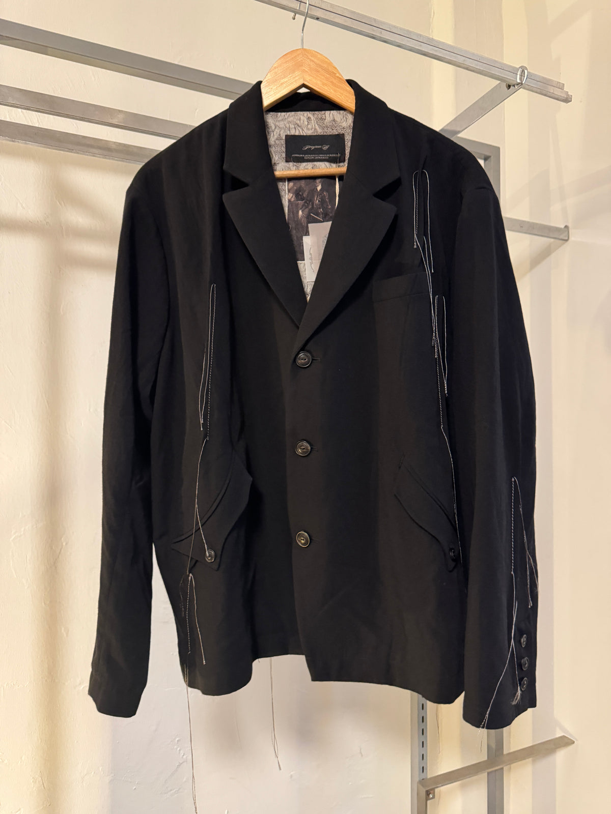 SS25 Professor.E Gathered Jacket