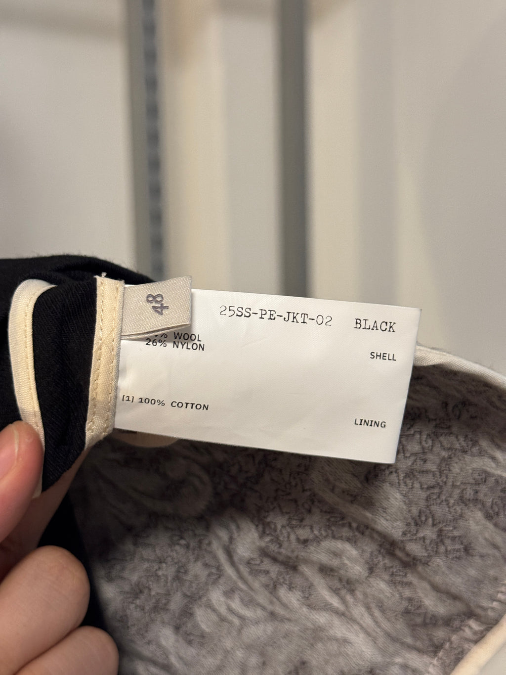 SS25 Professor.E Gathered Jacket