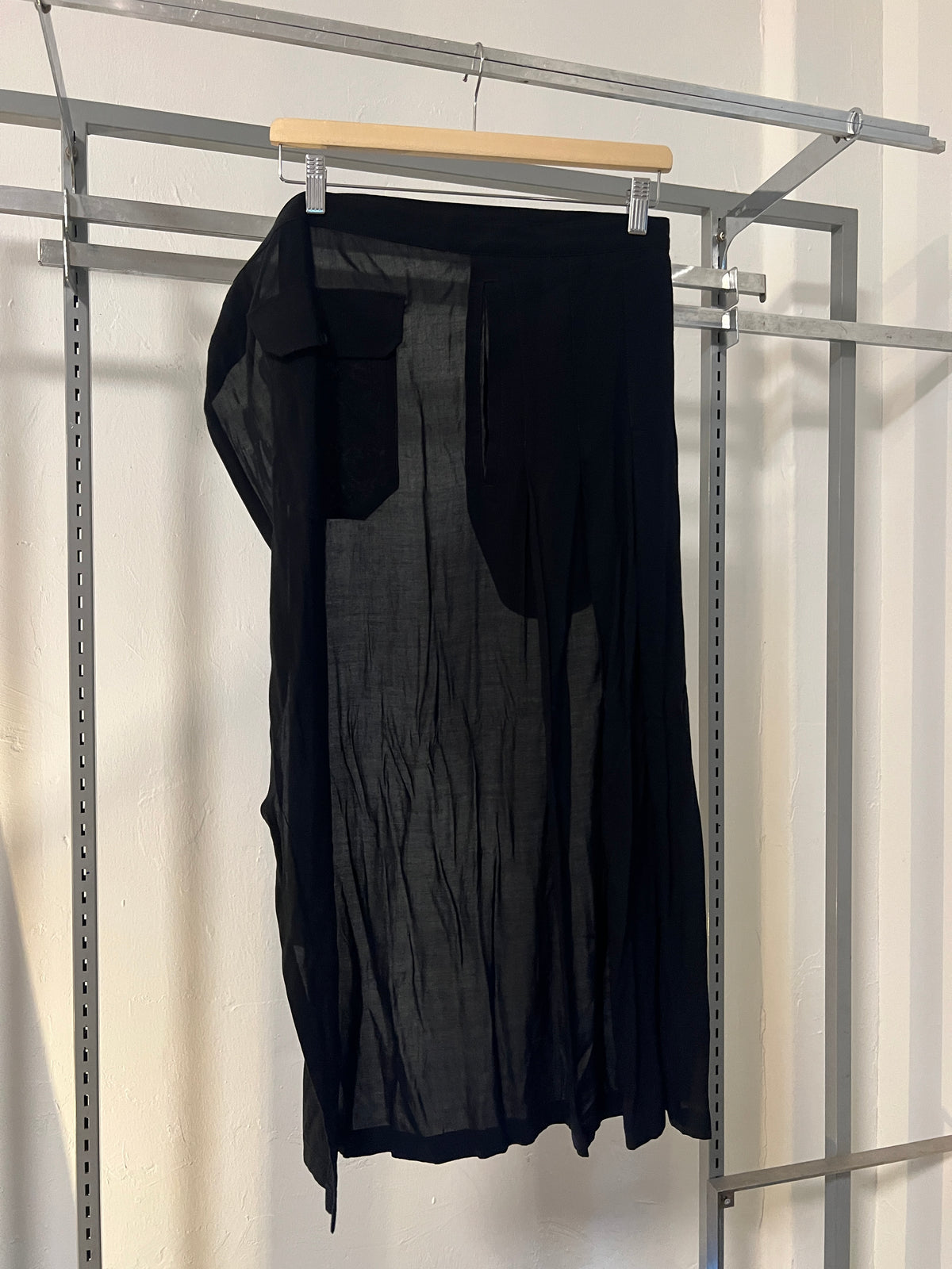 SS23 Yohji Yamamoto Pour Homme Half Wrap Skirt