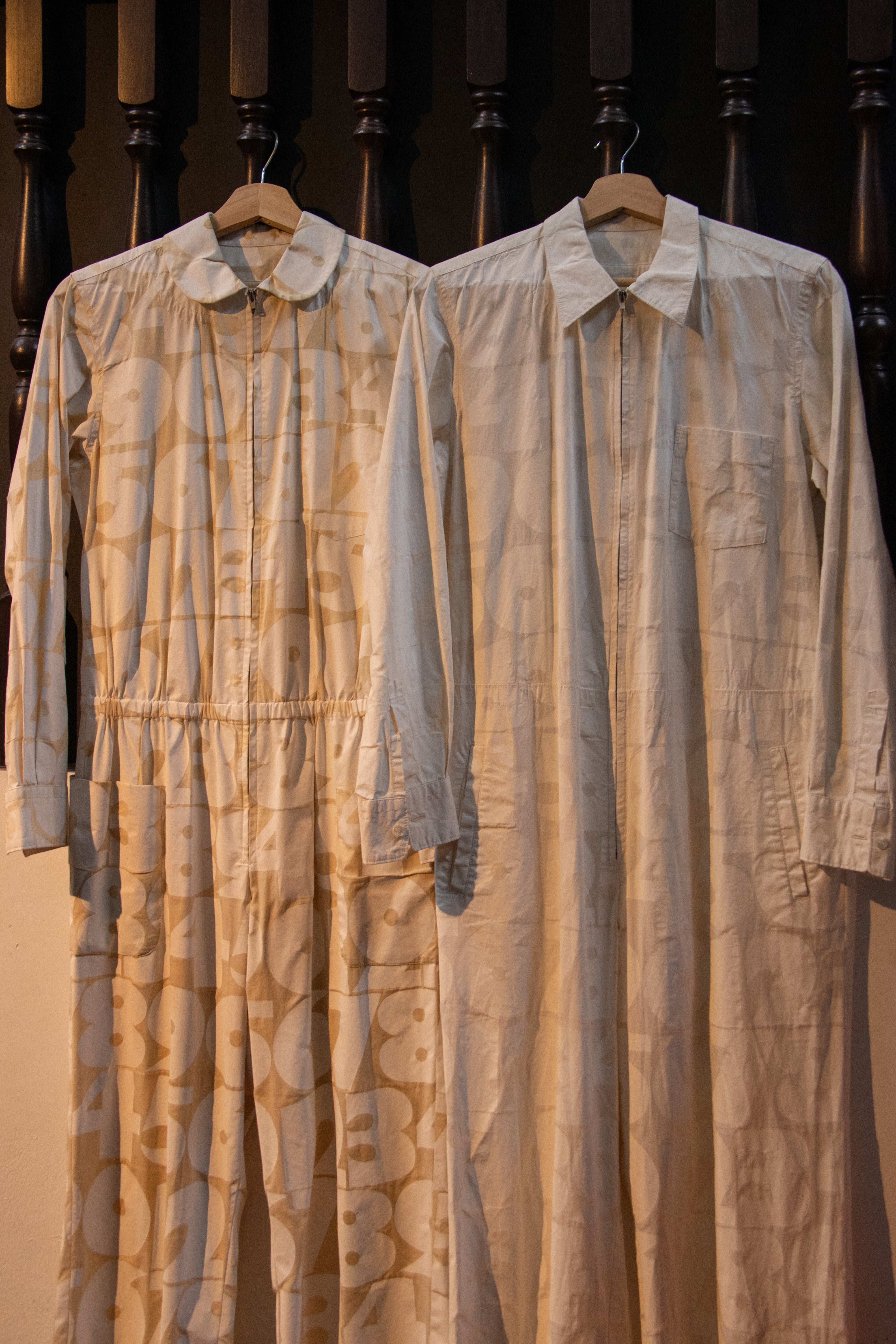 SS02 Comme Des Garcons "Ethnic Couture" Numbers Coveralls