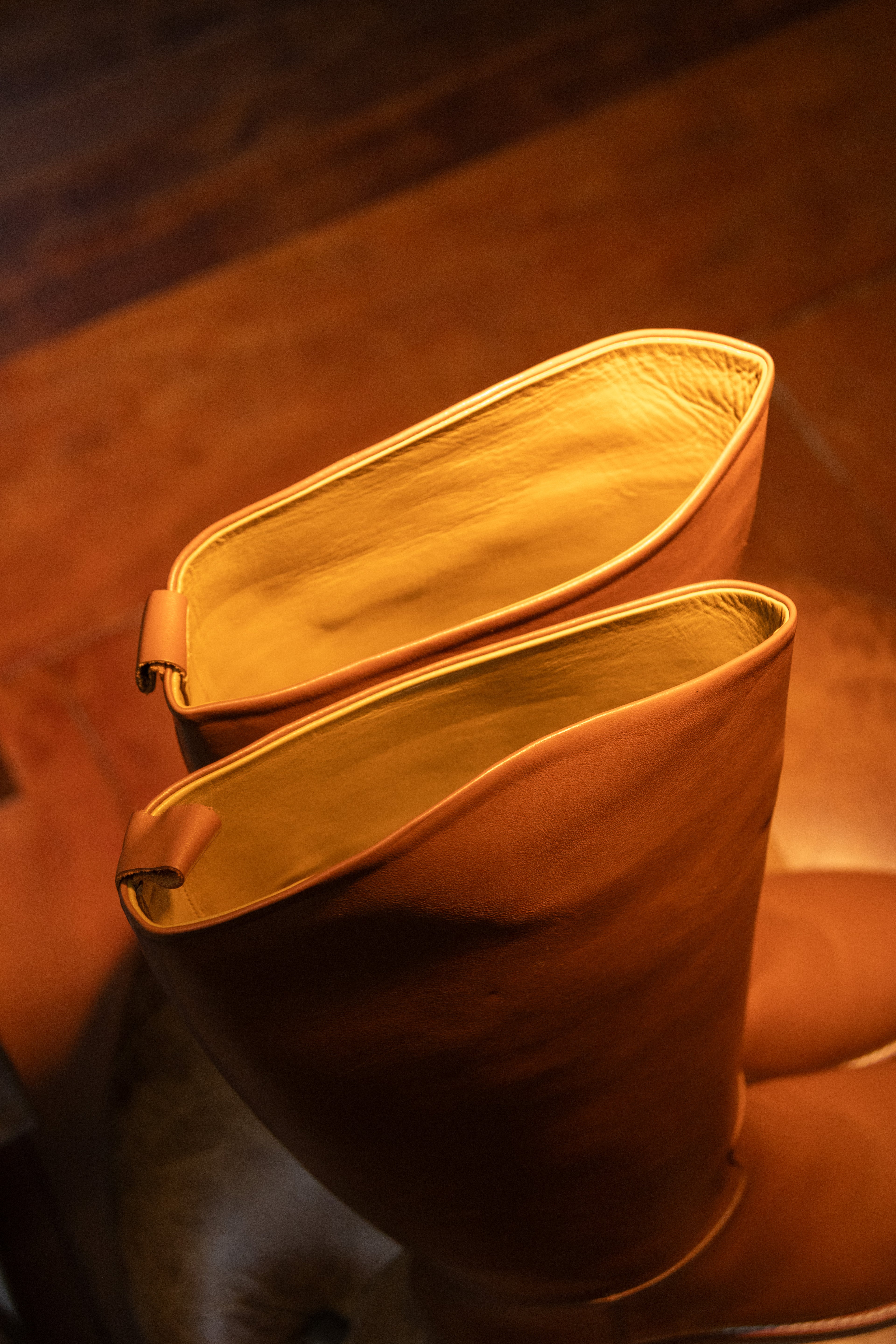 AW00 Hermes by Martin Margiela Cognac Riding Boots