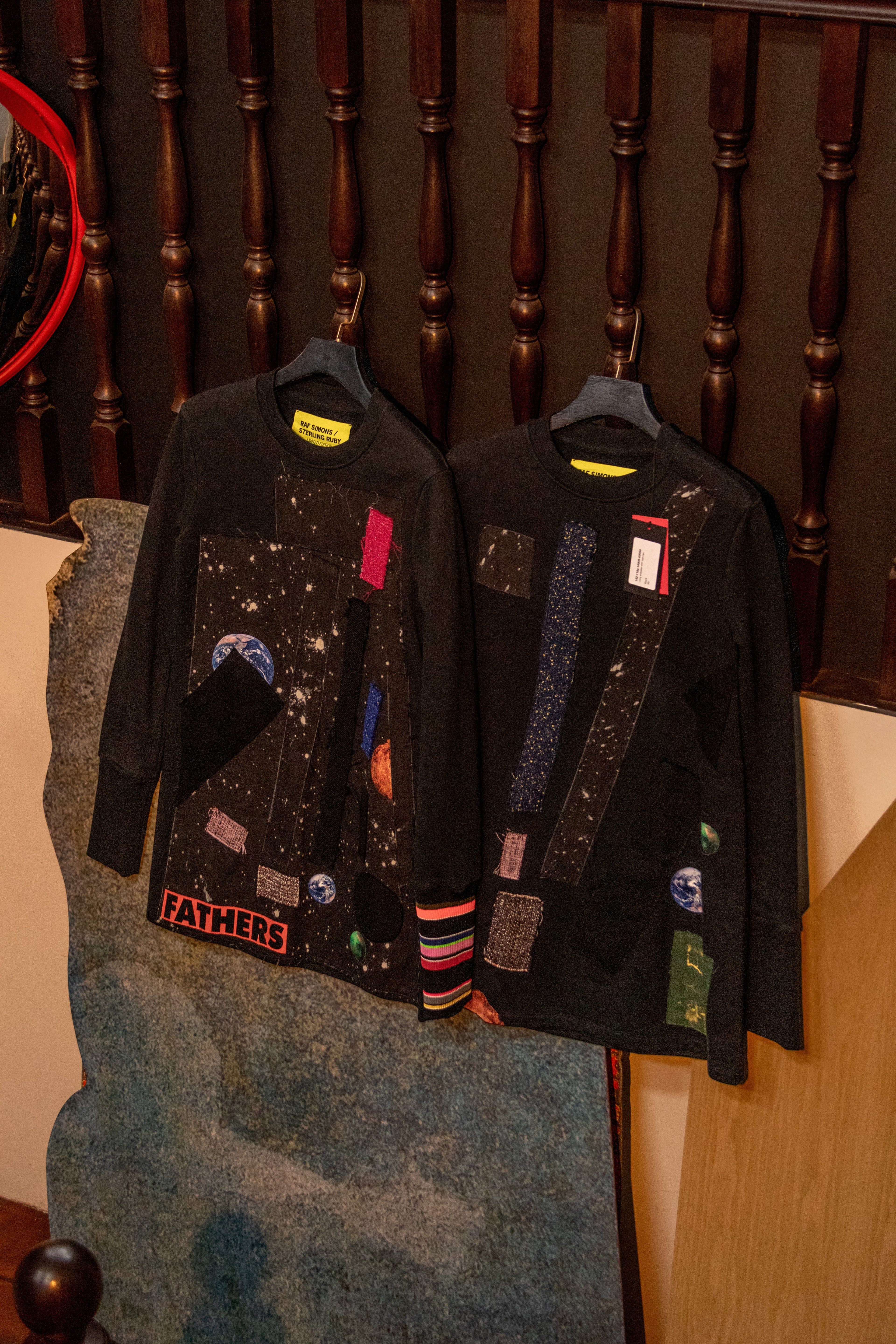 AW14 Raf Simons x Sterling Ruby Long Patchwork Sweatshirt