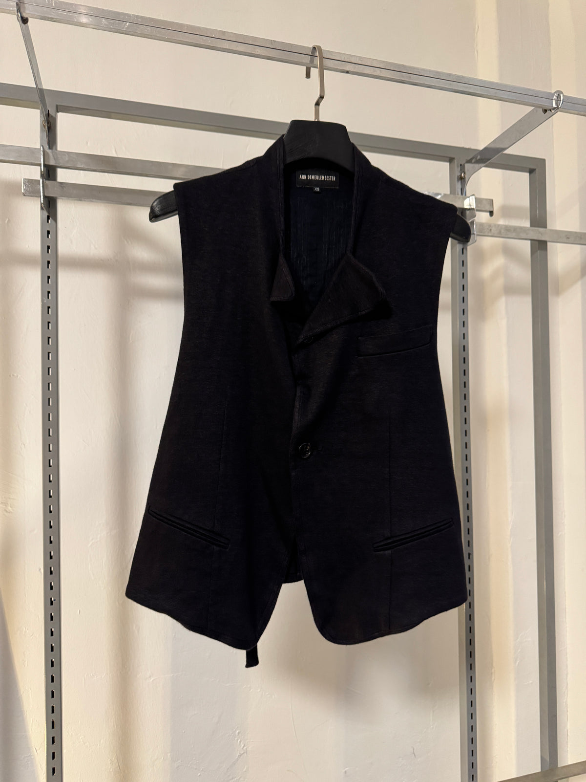 2000s Ann Demeulemeester Double Strap Waist Coat