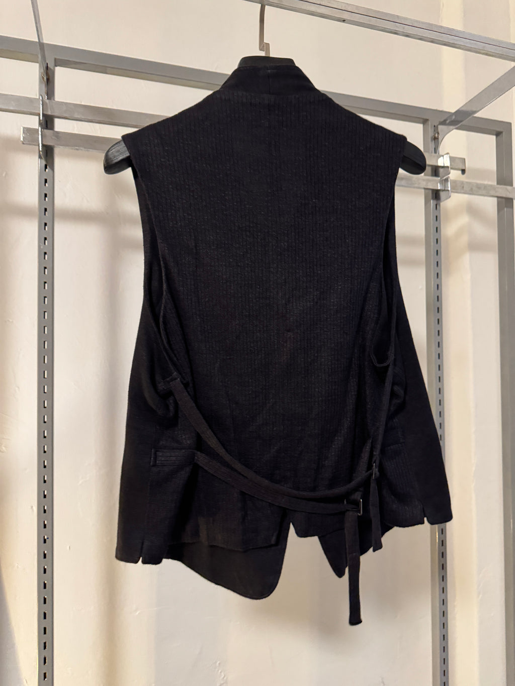 2000s Ann Demeulemeester Double Strap Waist Coat