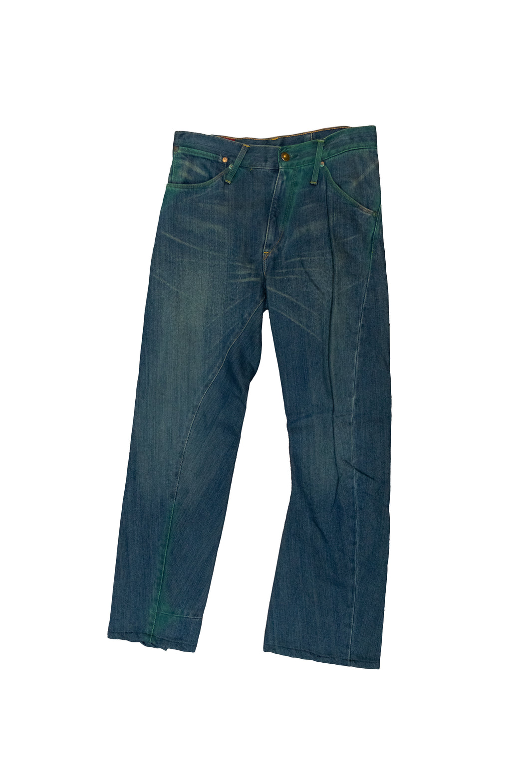 SS02 Levi’s Red Green Warped Boot Cut Denim