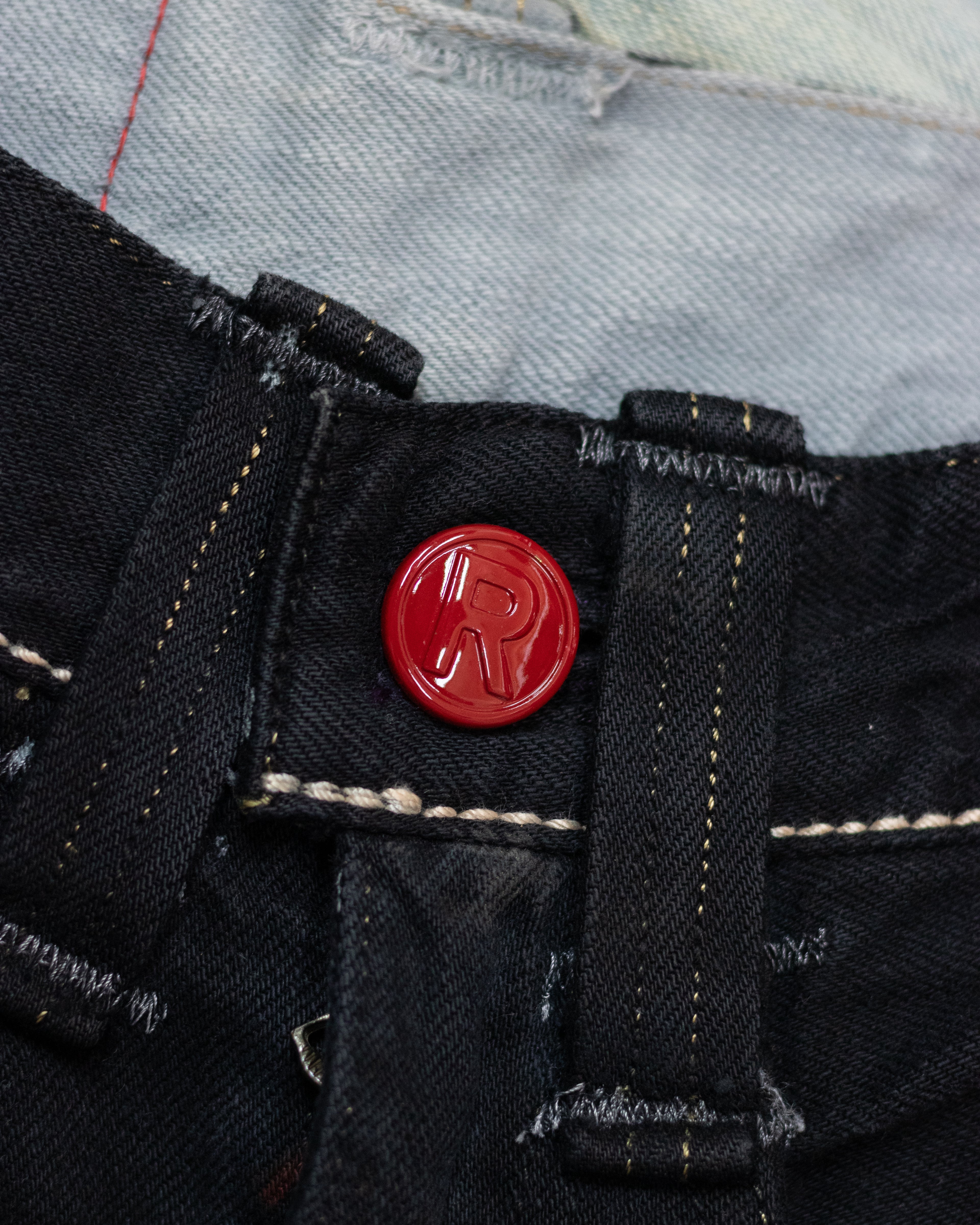 SS08 Levi’s Red Painted Denim