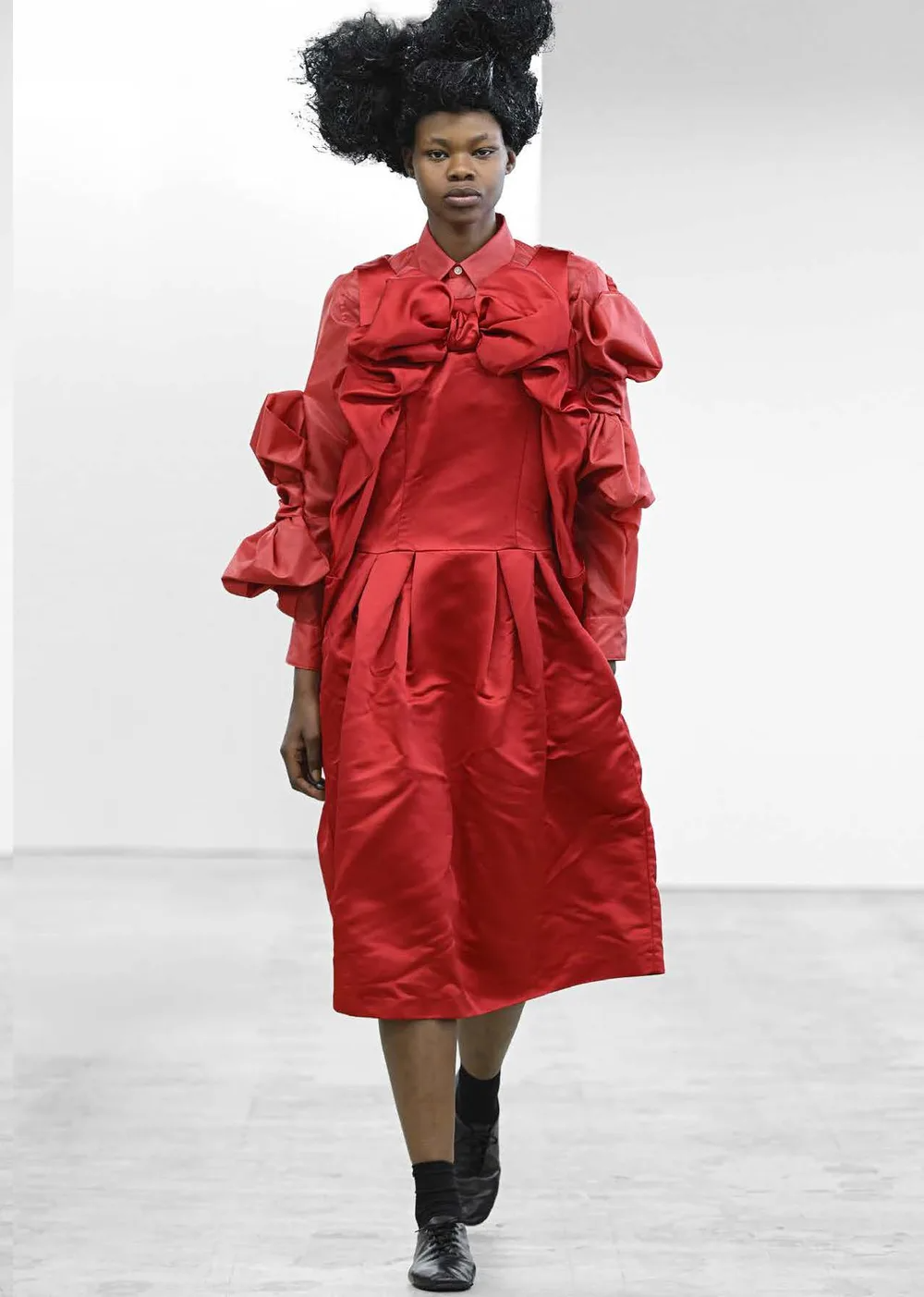AW25 Comme Des Garcons Comme Des Garcons Sleeve Bowknot Blouse