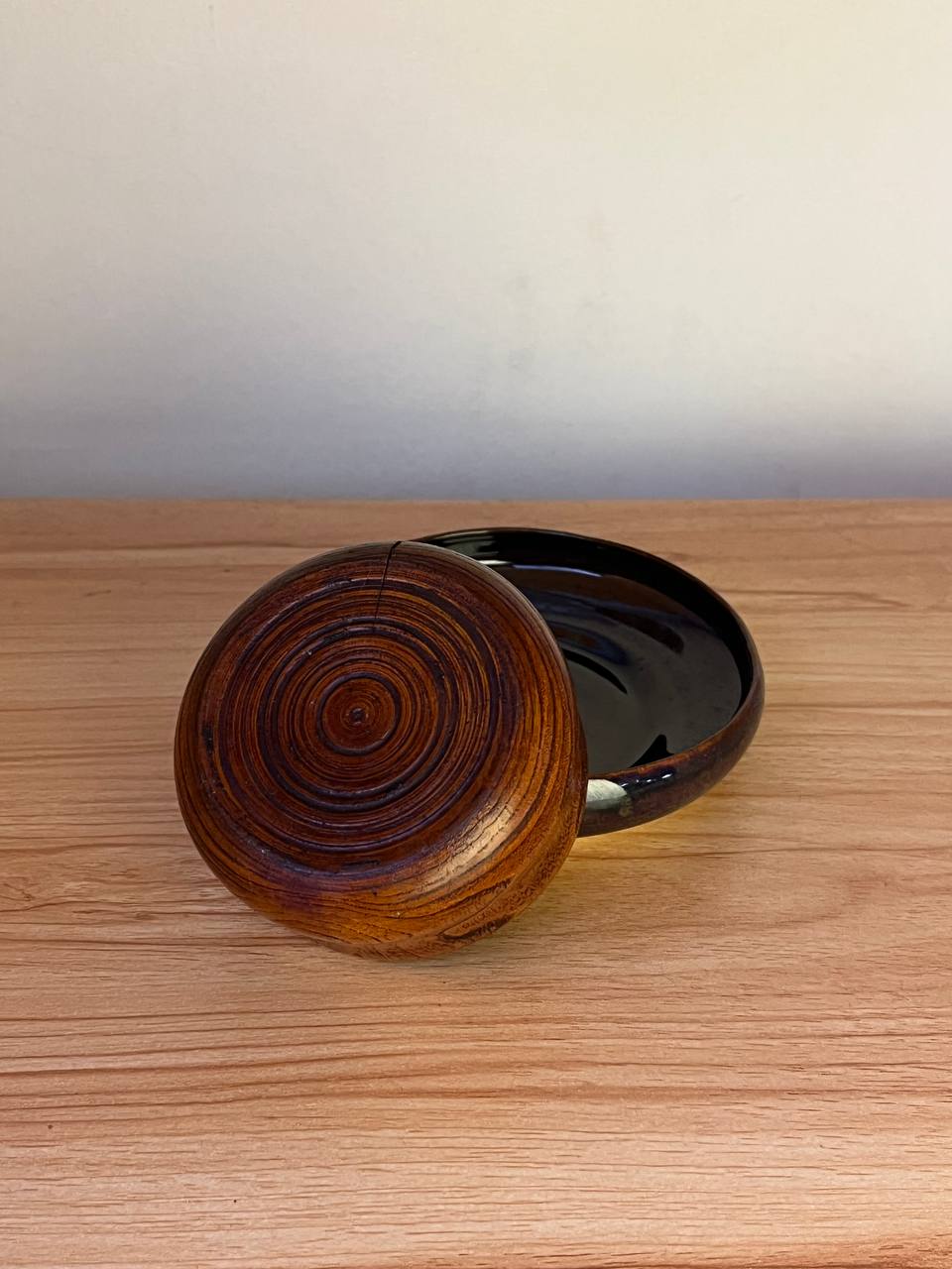 Japanese wooden bowl tray