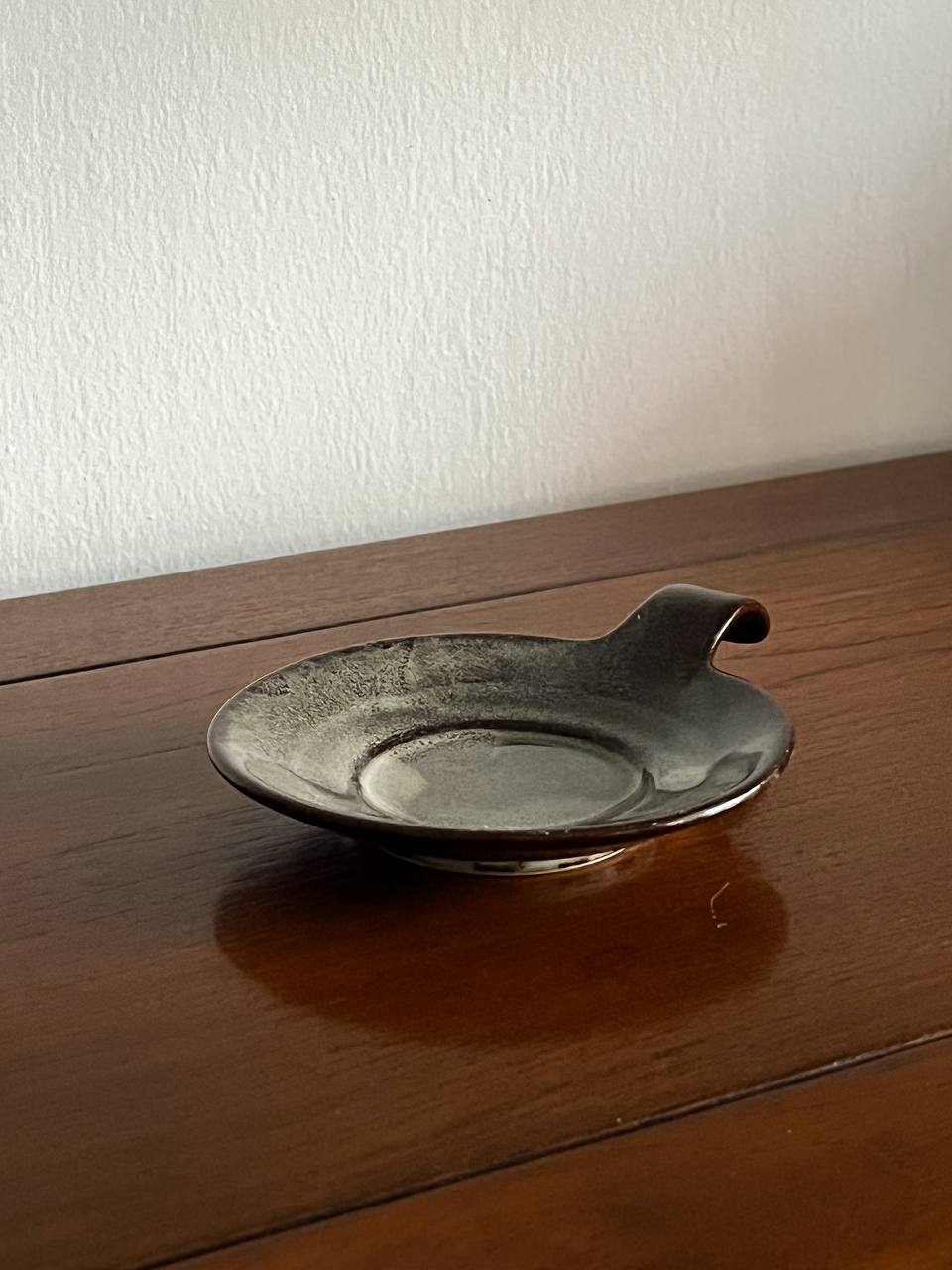 Handmade japanese ceramic tray plate
