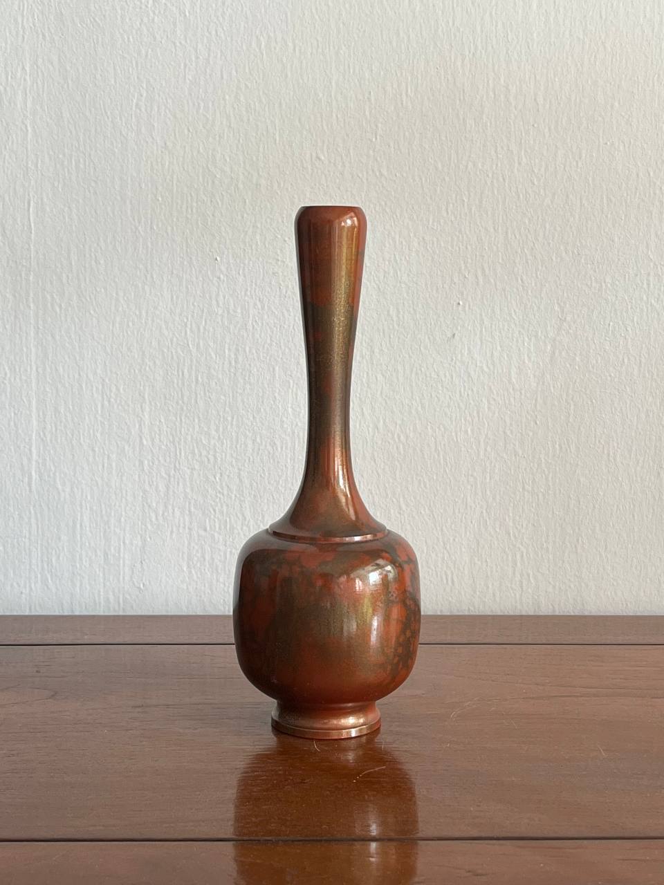 90s Japanese conventional flower vase, Toyama Prefecture