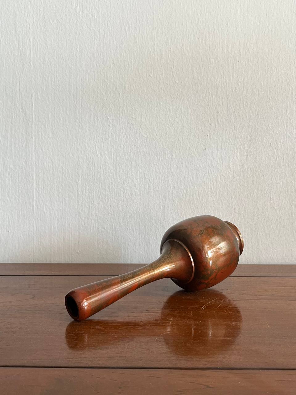 90s Japanese conventional flower vase, Toyama Prefecture