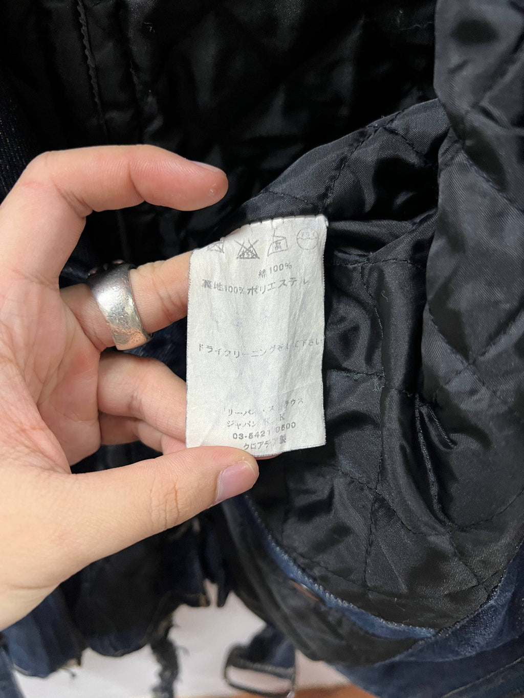 AW04 Levi’s Red Studded Biker Jacket