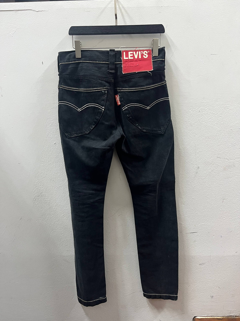 SS08 Levi’s Red Painted Denim