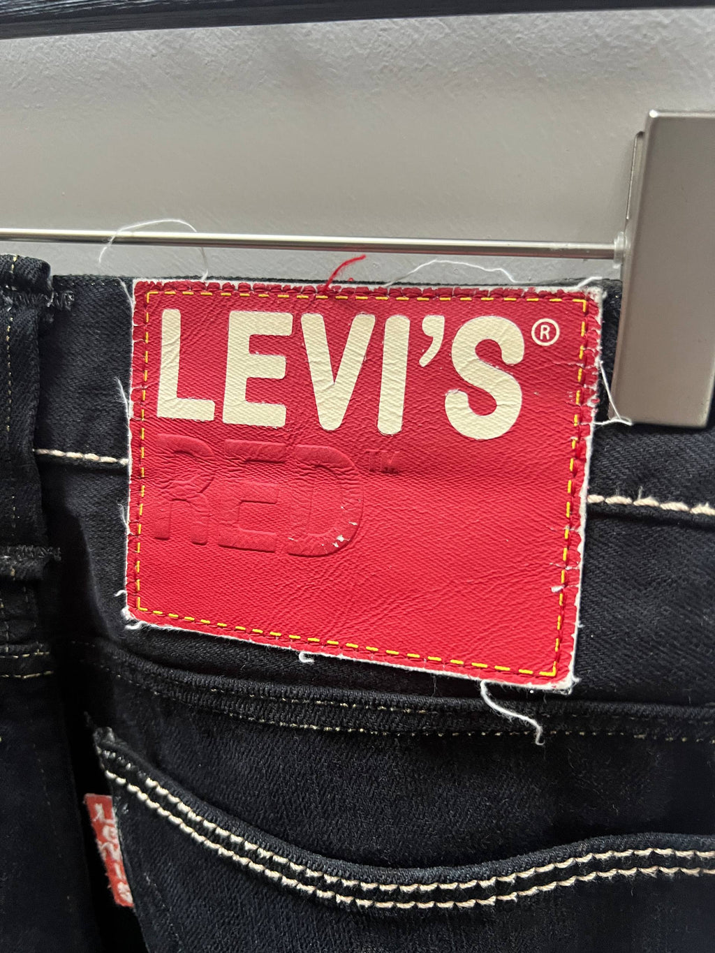 SS08 Levi’s Red Painted Denim