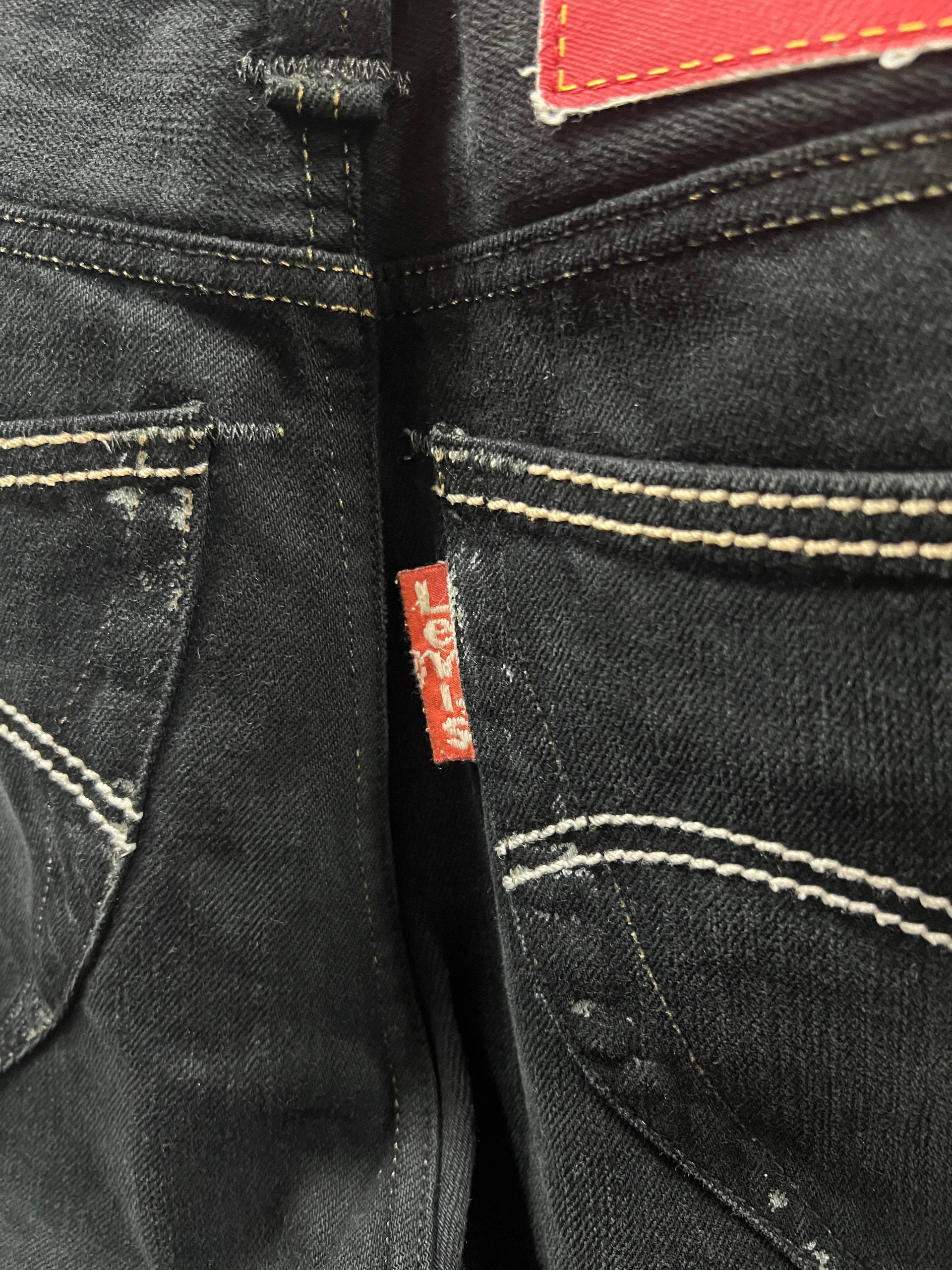 SS08 Levi’s Red Painted Denim