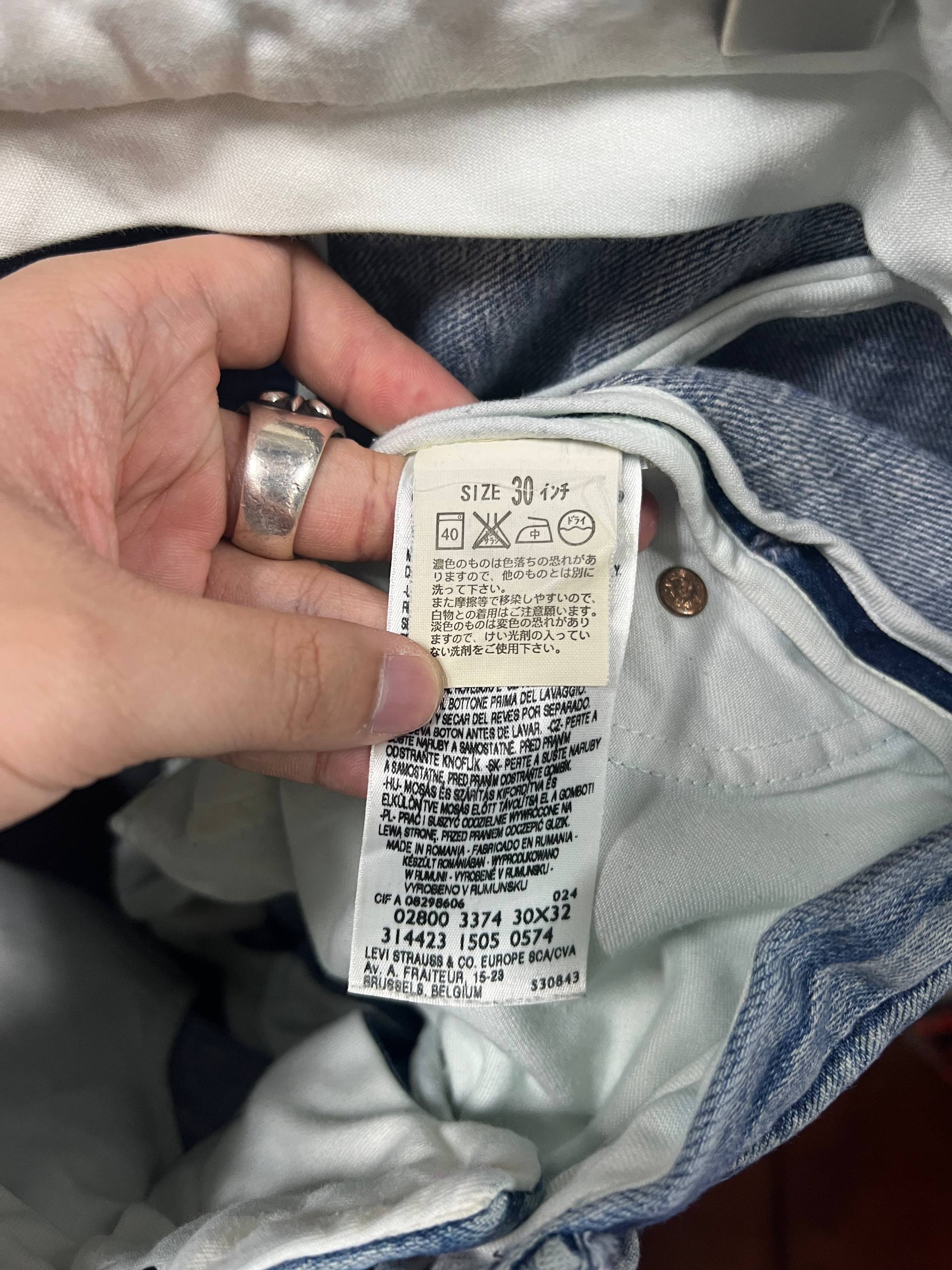 AW05 Levi’s Red Copper Rivet Denim