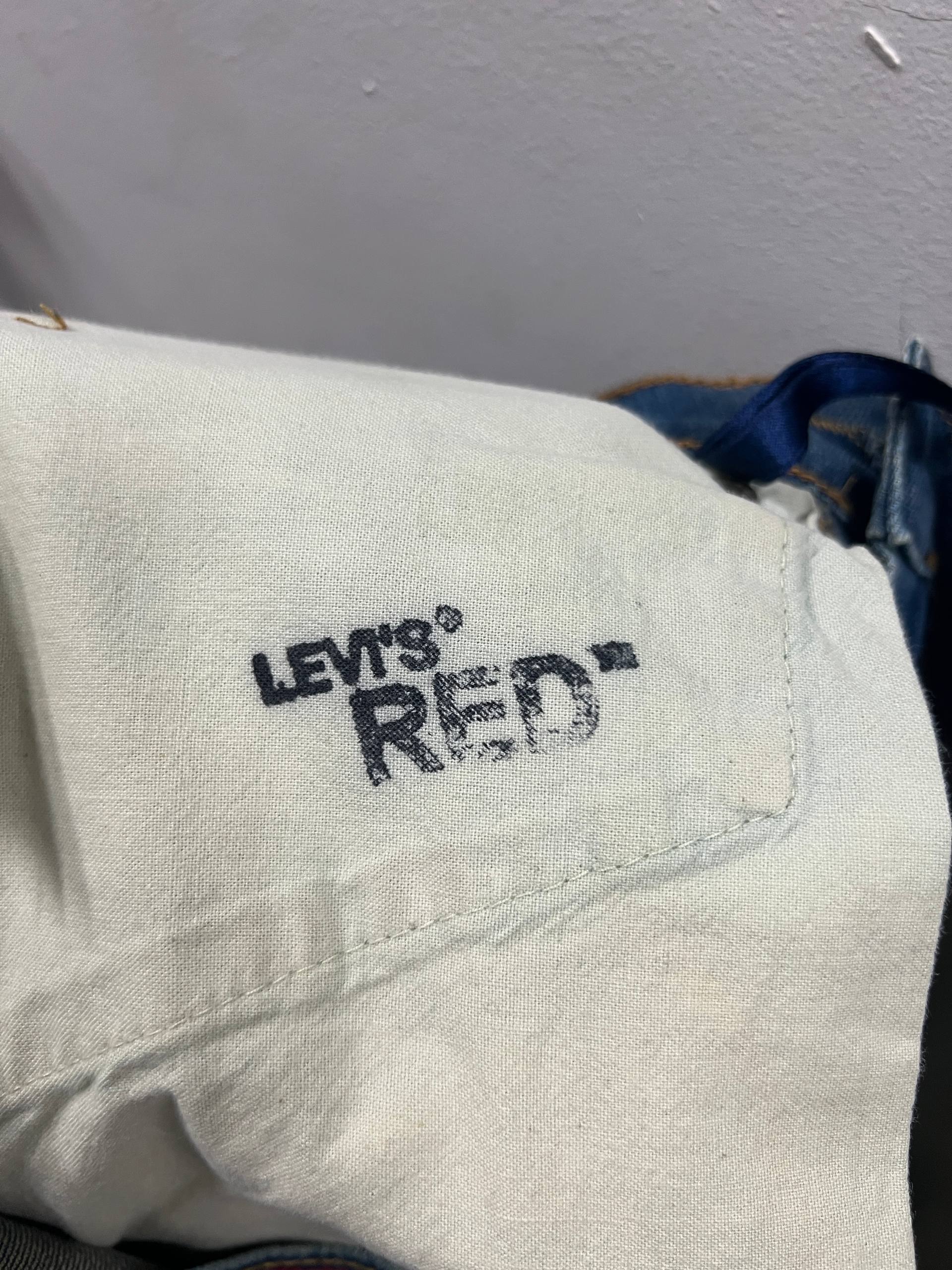 SS04 Levi’s Red “Mary-lou” Dark Wash Denim