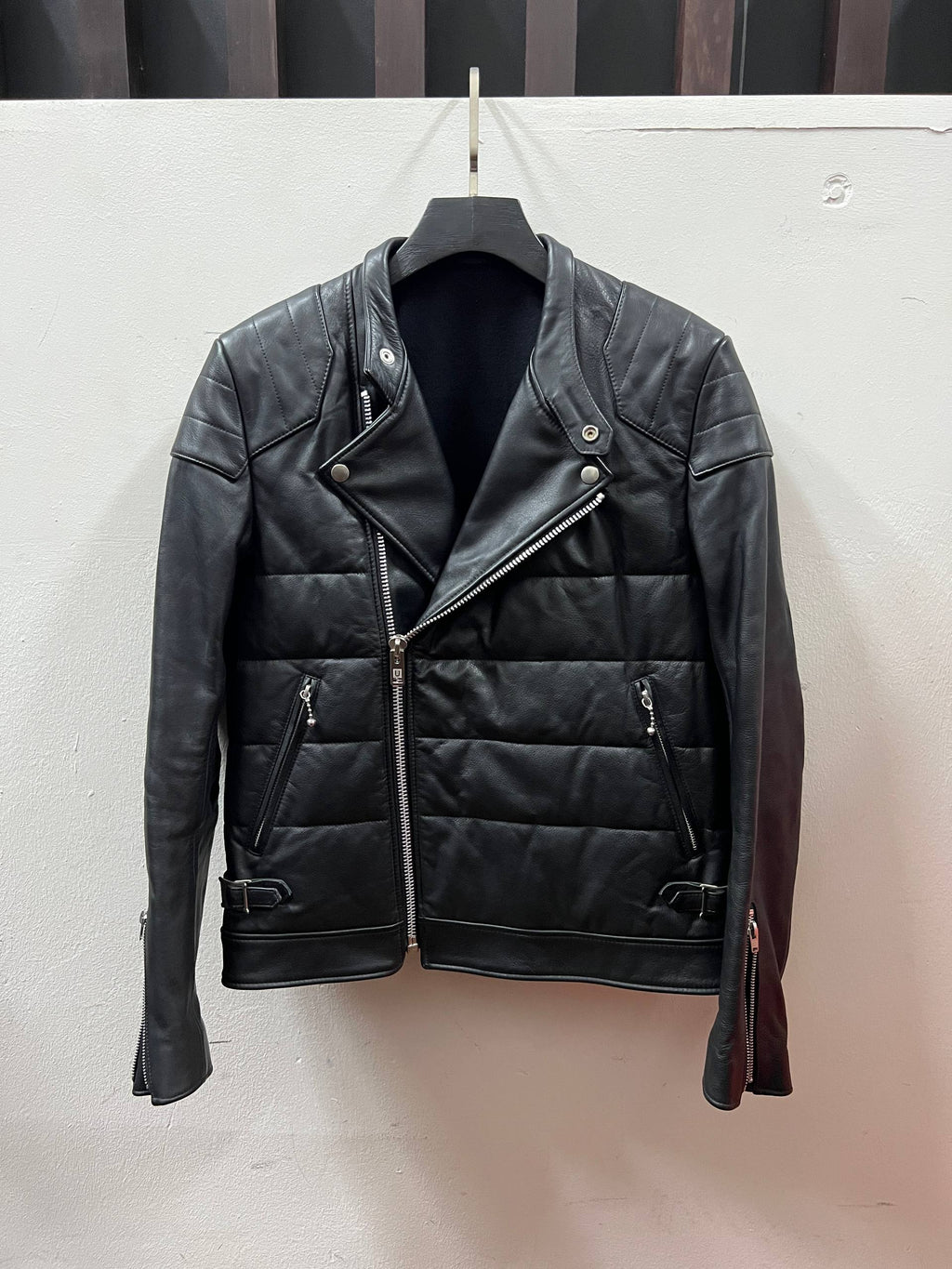 AW20 Undercover “Fallen Man” Quilted Armor Biker Jacket