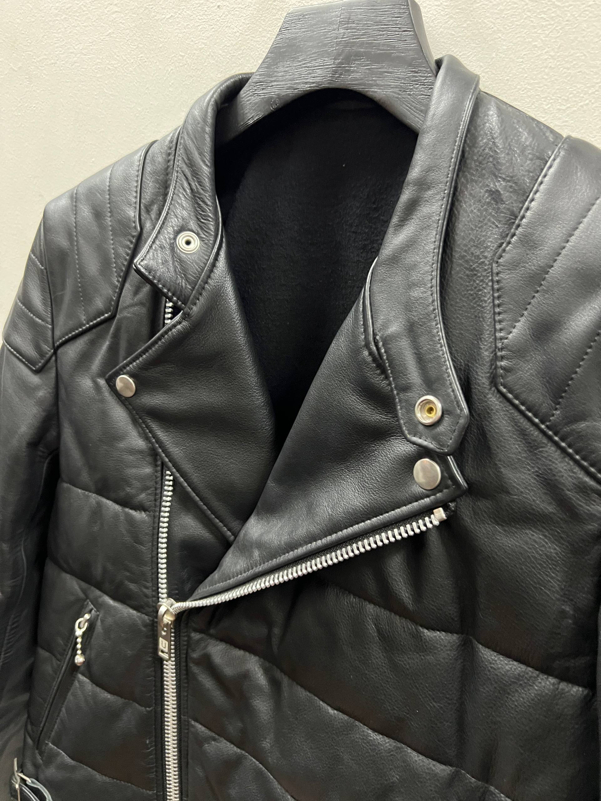 AW20 Undercover “Fallen Man” Quilted Armor Biker Jacket